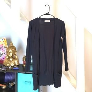 Zara navy blue cardigan